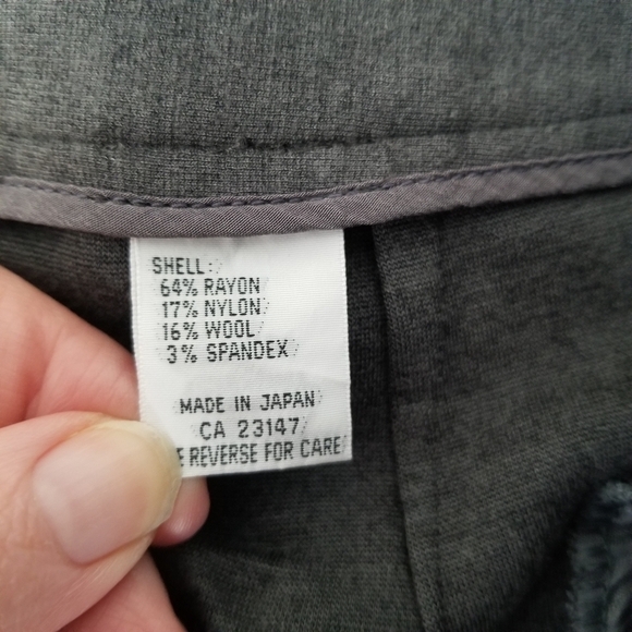 Talbots Gray Stretch Trousers Size 12 - Picture 6 of 13